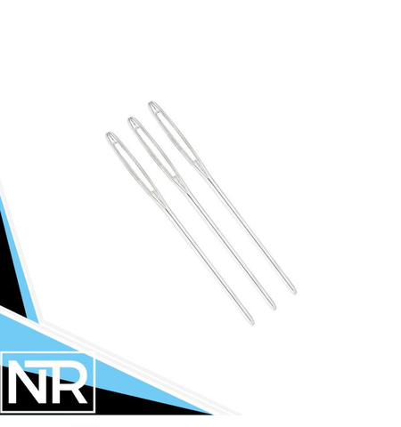 NTR STAINLESS STEEL PLAITING NEEDLES 3PK