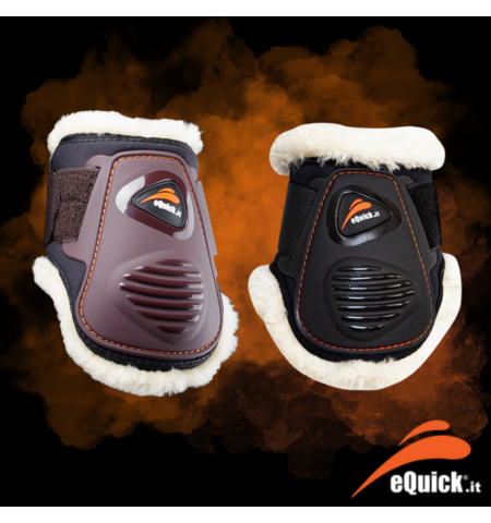 EQUICK ELIGHT NO KILL FLUFFY BOOT REAR