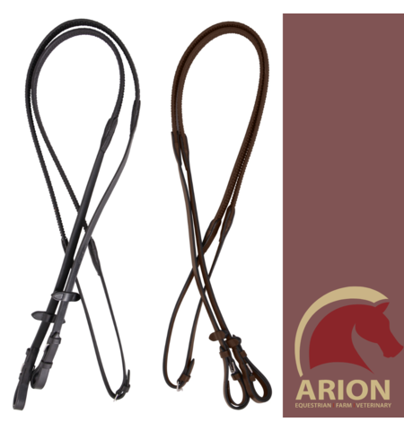 PLATINUM SOFT PIMPLE GRIP RUBBER REINS