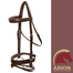 PLATINUM WIDE PADDED HUNTER BRIDLE